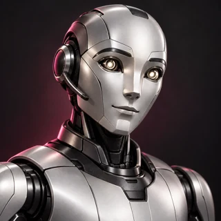 Avatar robótico conceitual do Agente Comercial
